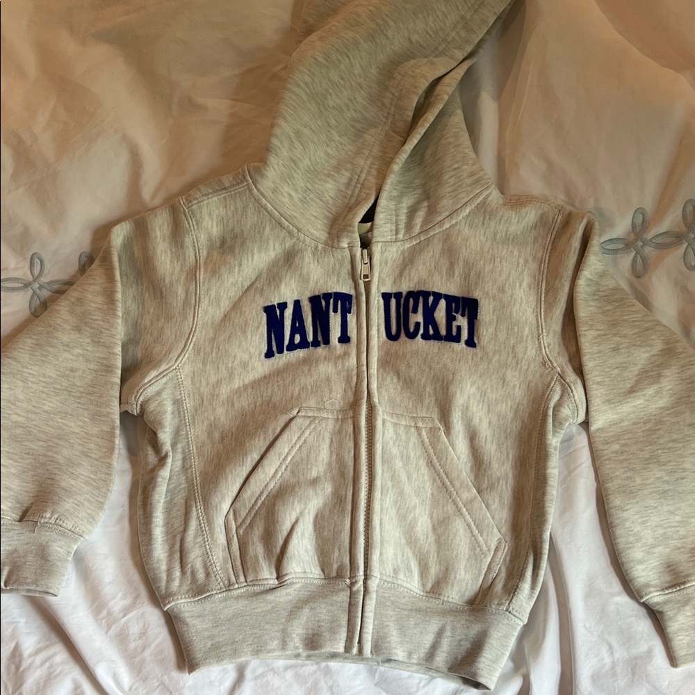 Nantucket Kids Light Gray Hoodie